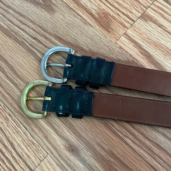 Two large Coach belts. Silver and gold - Picture 6 of 8